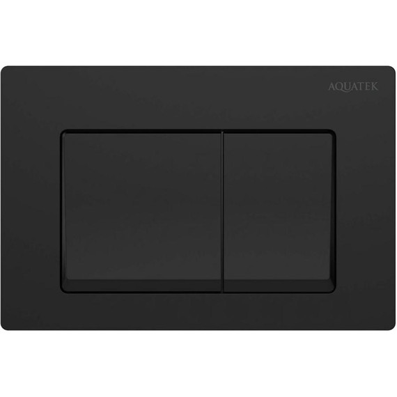 Кнопка смыва Aquatek Small TDI-0000007, чёрный матовый - фото 