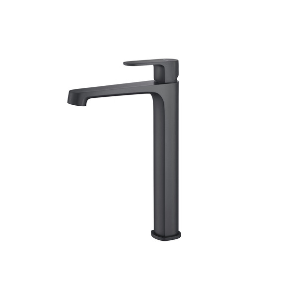 Смеситель для раковины высокий Aquatek Оберон AQ1204MB, чёрный матовый, Цвет производителя: чёрный матовый - фото 