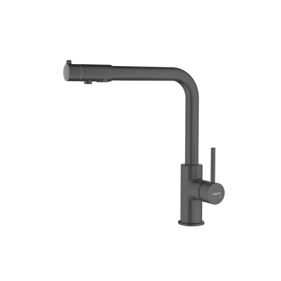 Смеситель для кухни Aquatek Европа AQ1386MB, чёрный матовый, Цвет производителя: чёрный матовый - фото 