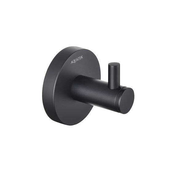 Крючок Aquatek Европа AQ4101MB, цвет чёрный матовый - фото 