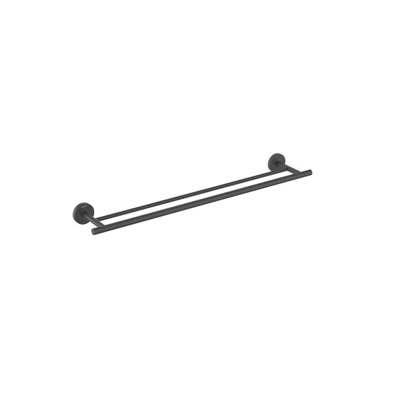 Полотенцедержатель Aquatek Оберон AQ4230MB, цвет чёрный матовый - фото 