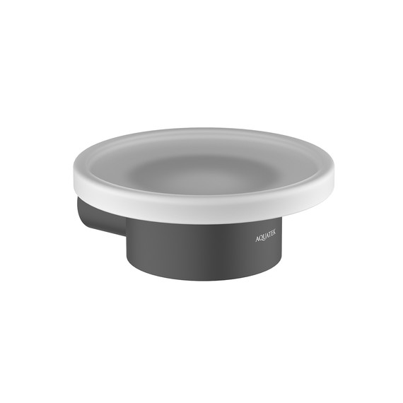 Мыльница Aquatek Лира AQ4403MB, цвет чёрный матовый - фото 