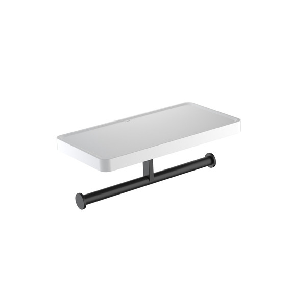 Держатель для туалетной бумаги Aquatek Европа AQ4919MB, цвет чёрный матовый - фото 