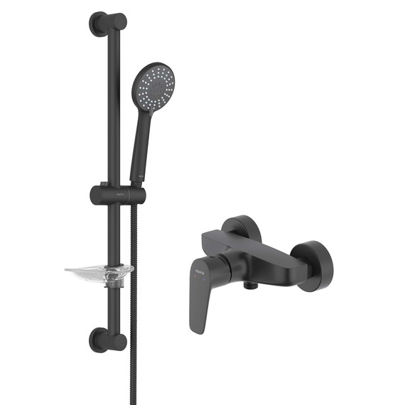 Смеситель для душа Aquatek Бетта AQ1132MB, чёрный матовый, Цвет производителя: чёрный матовый - фото 