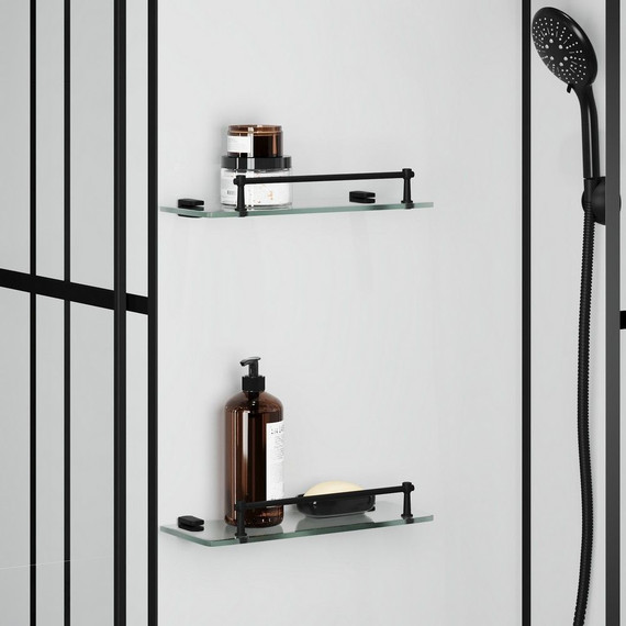 Душевая кабина Niagara Standart 100x100 см R ST100/15QR/KL/BKT, чёрный/прозрачное - фото 5